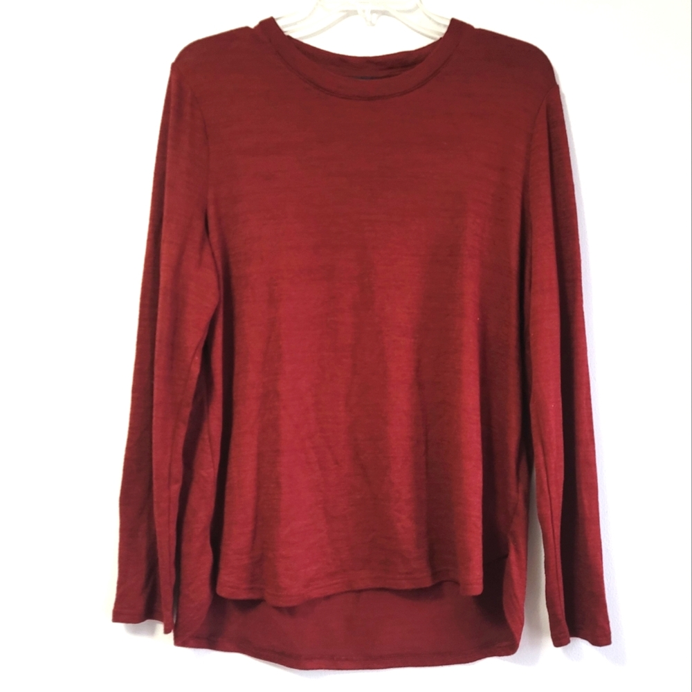 Banana Republic Luxespun Red Pullover Sweater Size Large